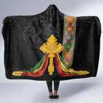 Ethiopia Lion Cross Hooded Blanket Habesha Heritage Style