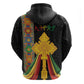 Ethiopia Lion Cross Hoodie Habesha Heritage Style