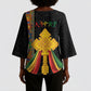 Ethiopia Lion Cross Kimono Sleeve Blouse Habesha Heritage Style