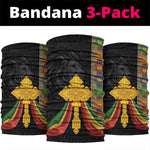 Ethiopia Lion Cross Neck Gaiter Habesha Heritage Style