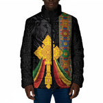 Ethiopia Lion Cross Padded Jacket Habesha Heritage Style