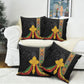 Ethiopia Lion Cross Pillow Cover Habesha Heritage Style