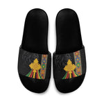 Ethiopia Lion Cross Slide Sandals Habesha Heritage Style