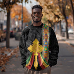 Ethiopia Lion Cross Sweatshirt Habesha Heritage Style