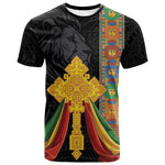 Ethiopia Lion Cross T shirt Habesha Heritage Style