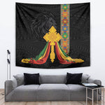 Ethiopia Lion Cross Tapestry Habesha Heritage Style