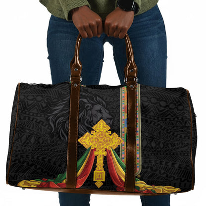 Ethiopia Lion Cross Travel Bag Habesha Heritage Style
