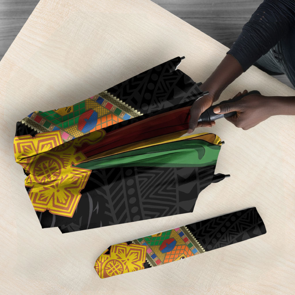 Ethiopia Lion Cross Umbrella Habesha Heritage Style