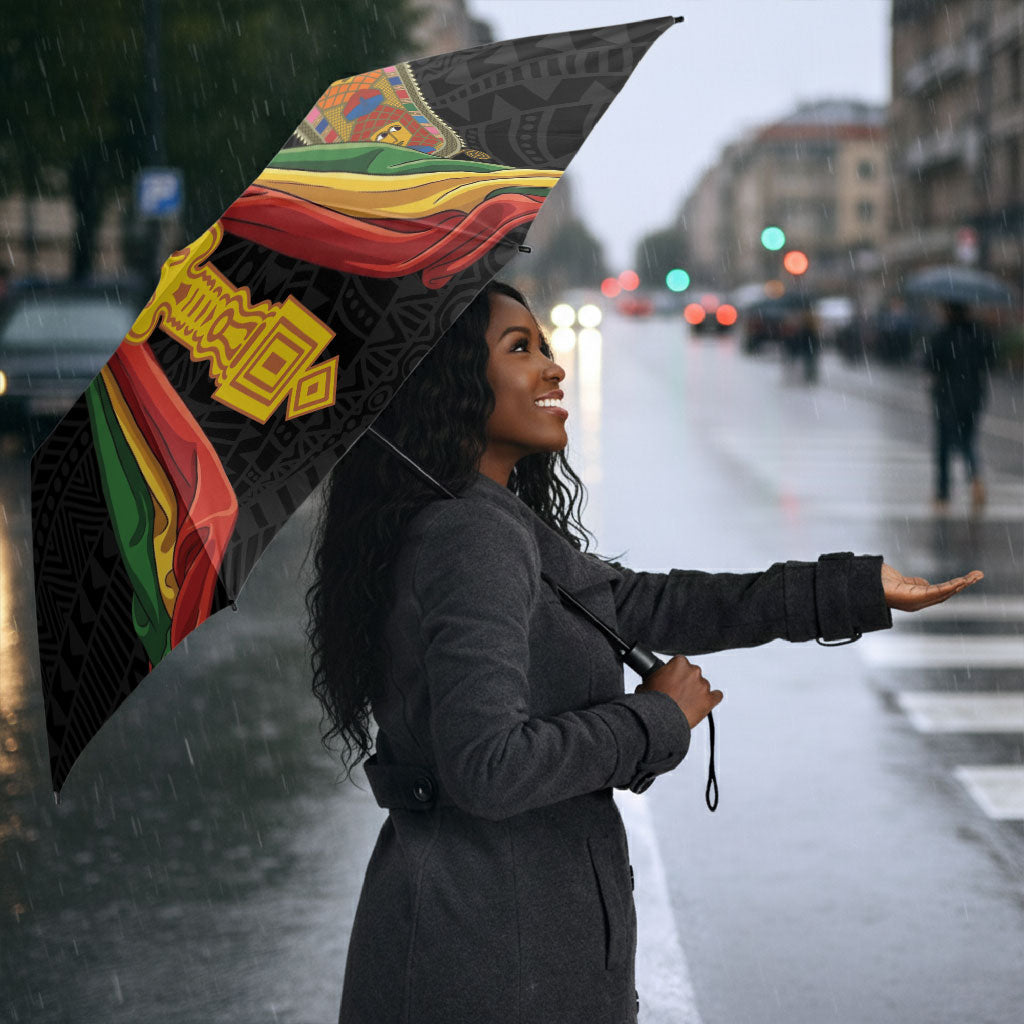 Ethiopia Lion Cross Umbrella Habesha Heritage Style