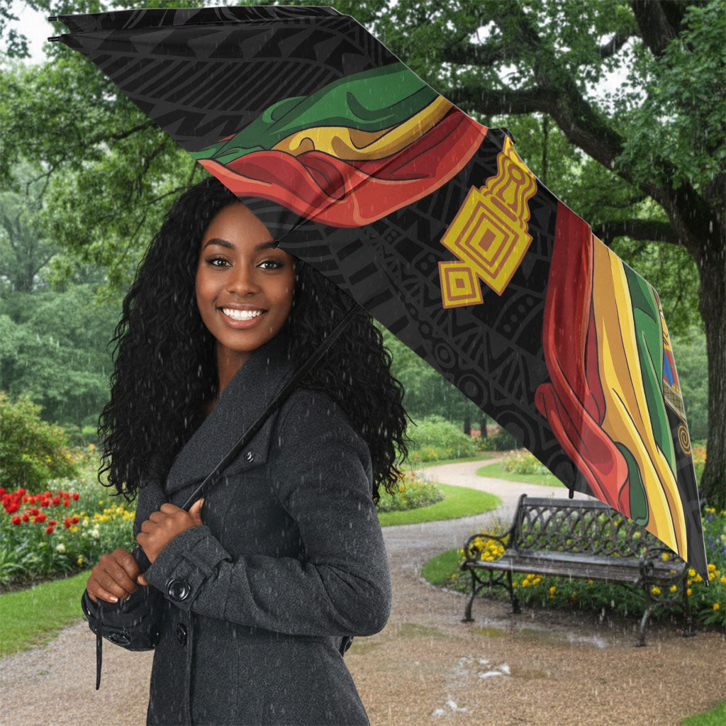 Ethiopia Lion Cross Umbrella Habesha Heritage Style