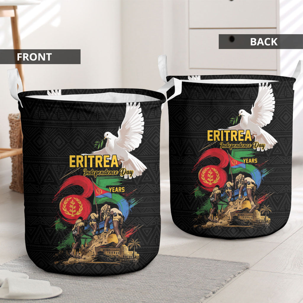Eritrea Independence 35 Years Laundry Basket Freedom Fighters Heritage