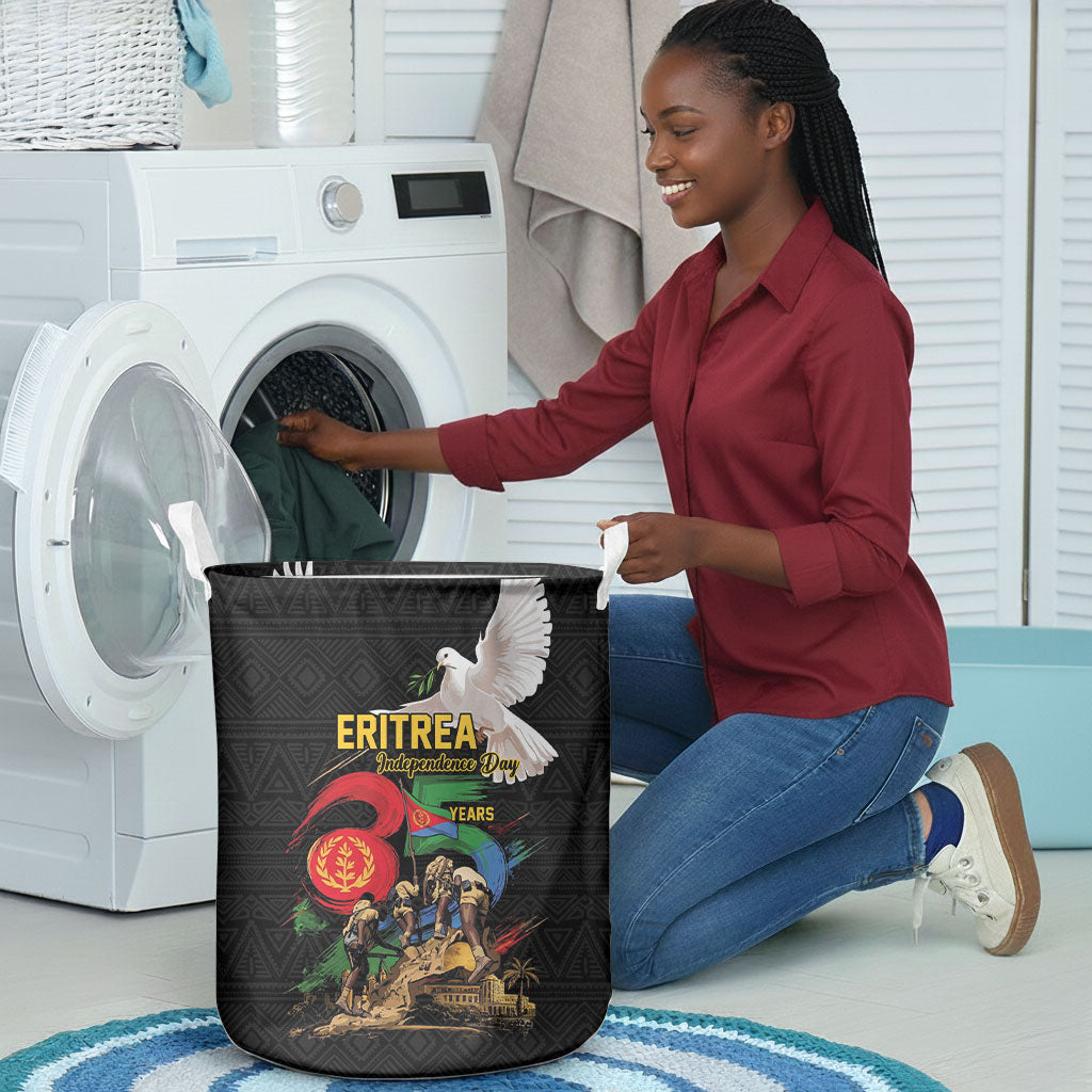 Eritrea Independence 35 Years Laundry Basket Freedom Fighters Heritage
