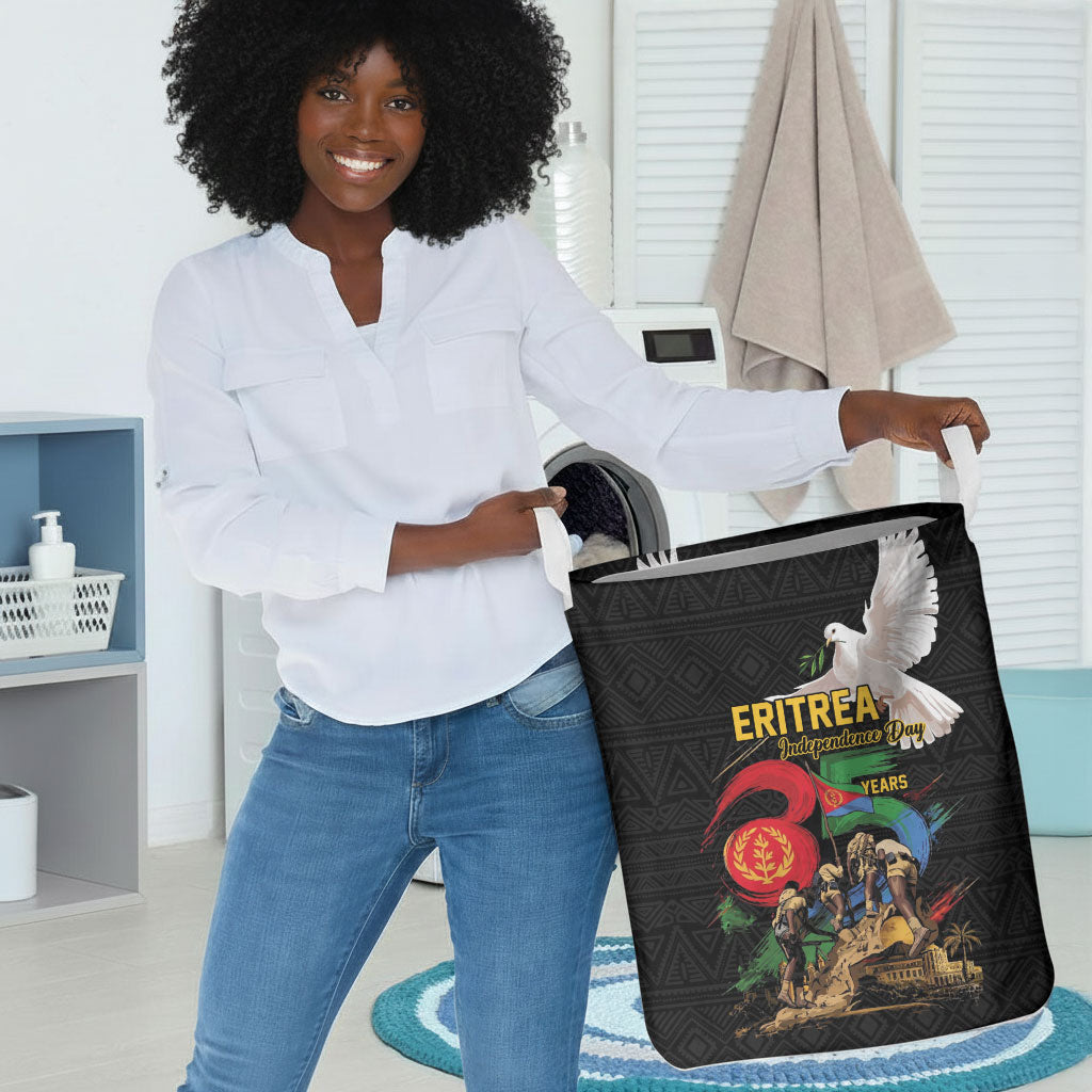 Eritrea Independence 35 Years Laundry Basket Freedom Fighters Heritage