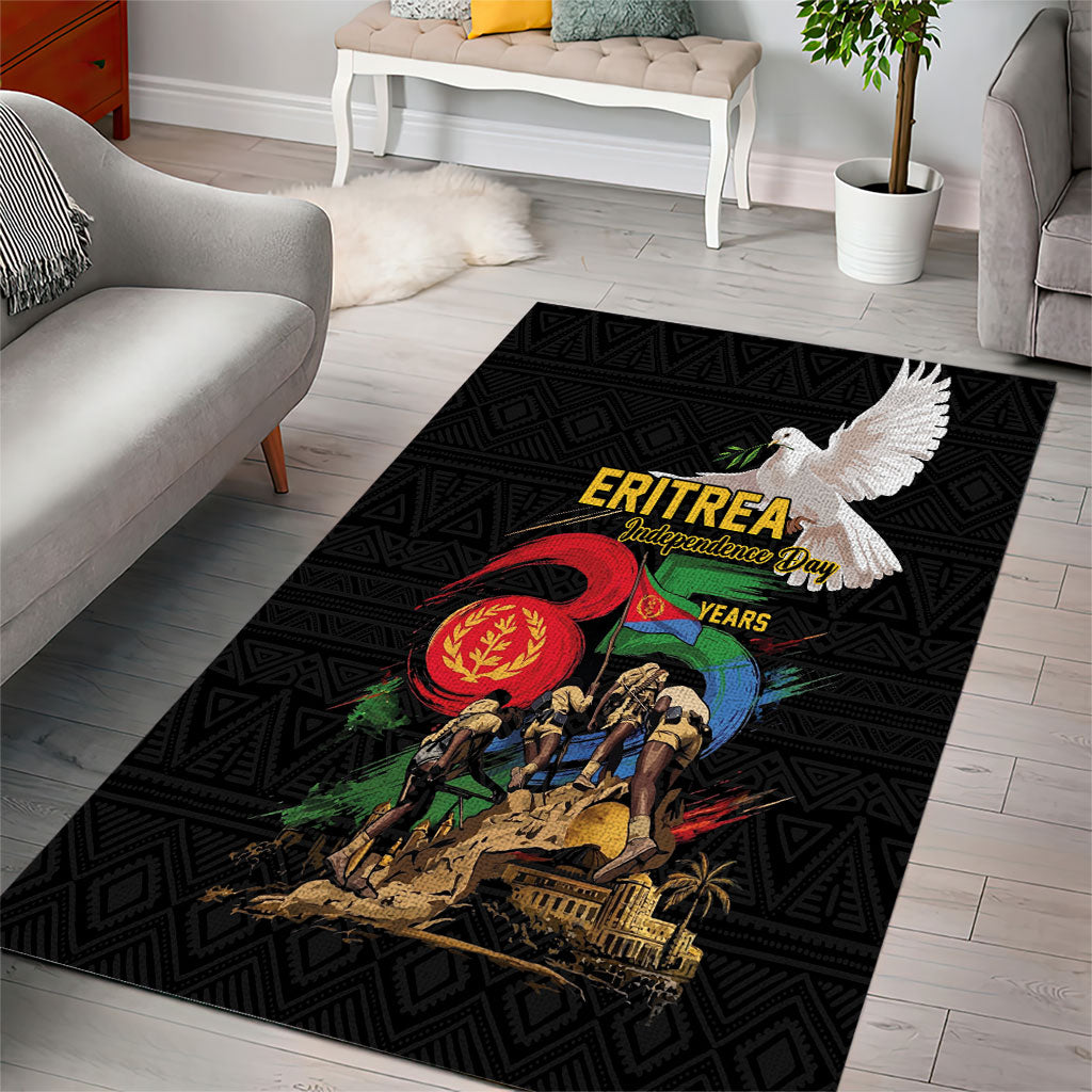 Eritrea Independence 35 Years Area Rug Freedom Fighters Heritage