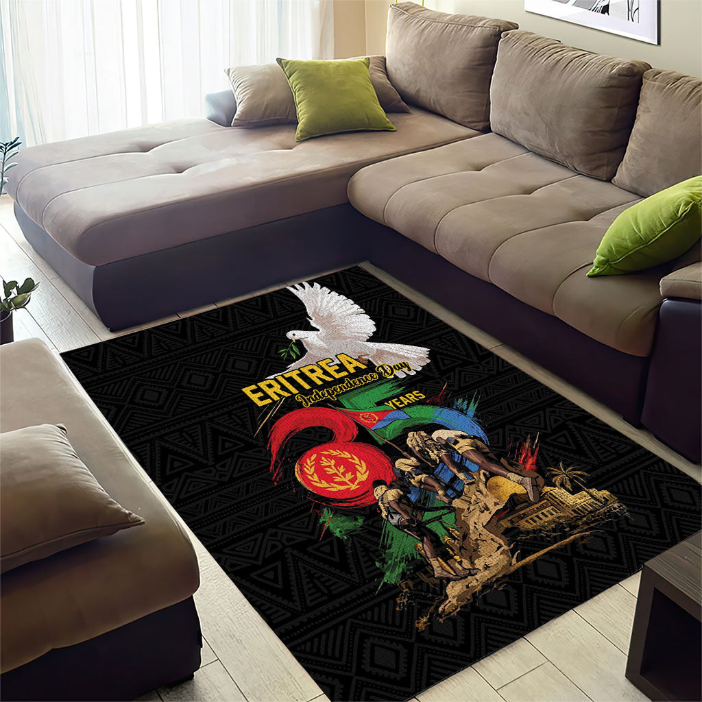 Eritrea Independence 35 Years Area Rug Freedom Fighters Heritage