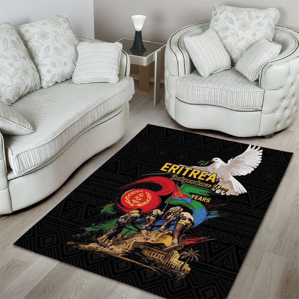 Eritrea Independence 35 Years Area Rug Freedom Fighters Heritage