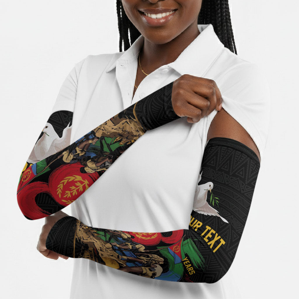 Personalized Eritrea Independence 35 Years Arm Sleeves Freedom Fighters Heritage
