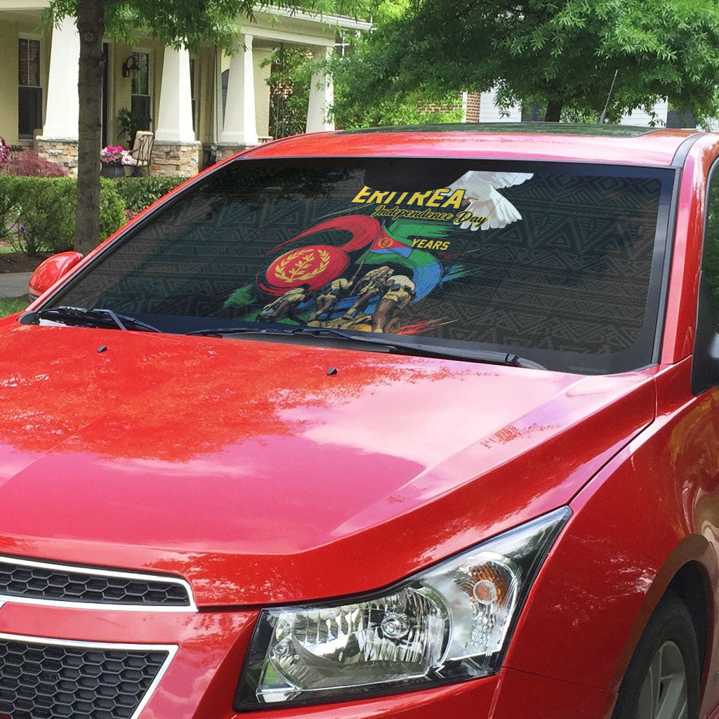 Eritrea Independence 35 Years Auto Sun Shade Freedom Fighters Heritage