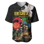 Personalized Eritrea Independence 35 Years Baseball Jersey Freedom Fighters Heritage