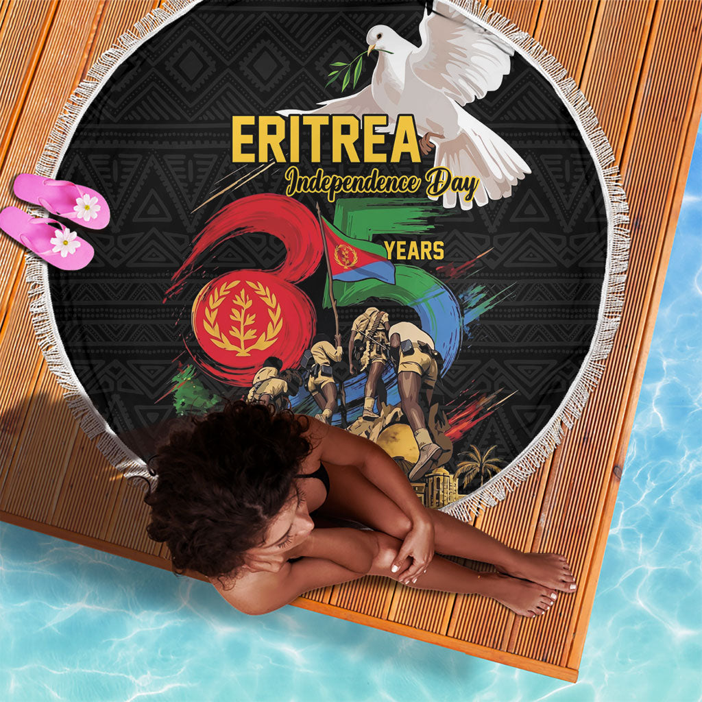 Eritrea Independence 35 Years Beach Blanket Freedom Fighters Heritage