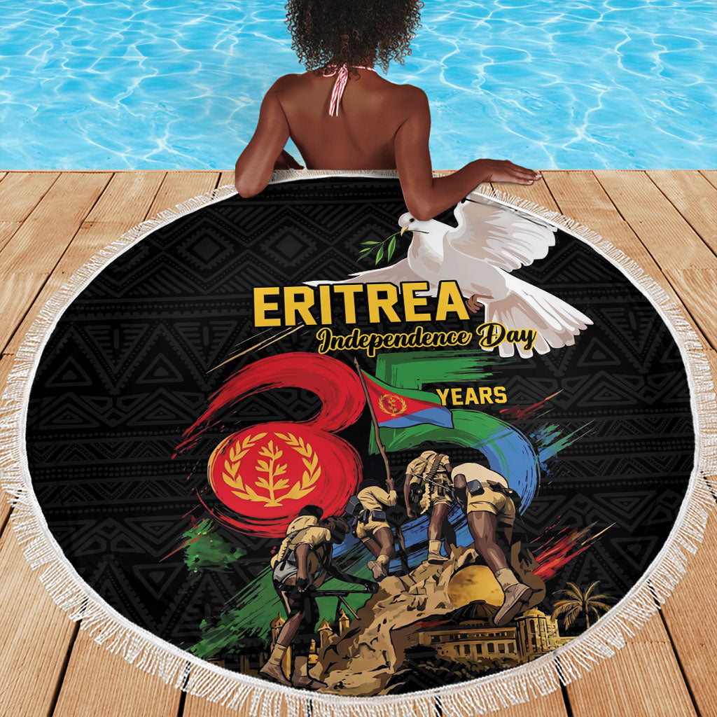 Eritrea Independence 35 Years Beach Blanket Freedom Fighters Heritage