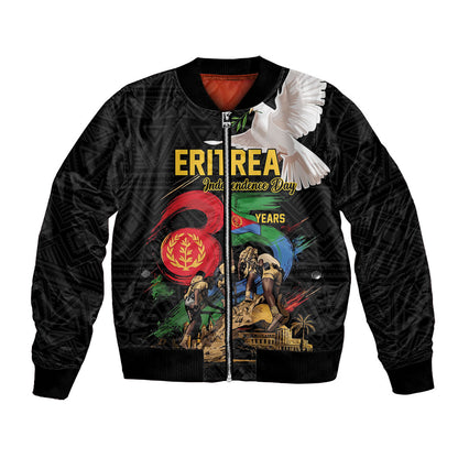 Personalized Eritrea Independence 35 Years Bomber Jacket Freedom Fighters Heritage