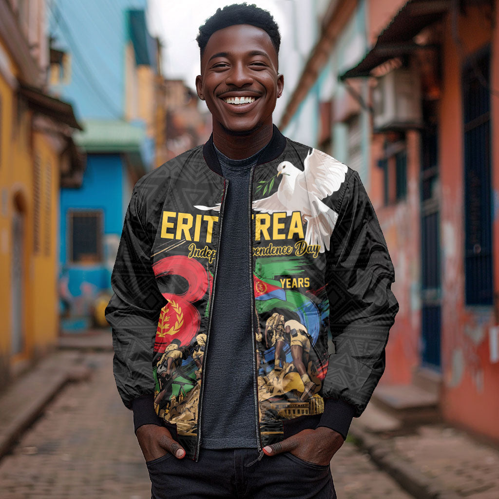 Personalized Eritrea Independence 35 Years Bomber Jacket Freedom Fighters Heritage