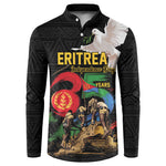Personalized Eritrea Independence 35 Years Button Sweatshirt Freedom Fighters Heritage
