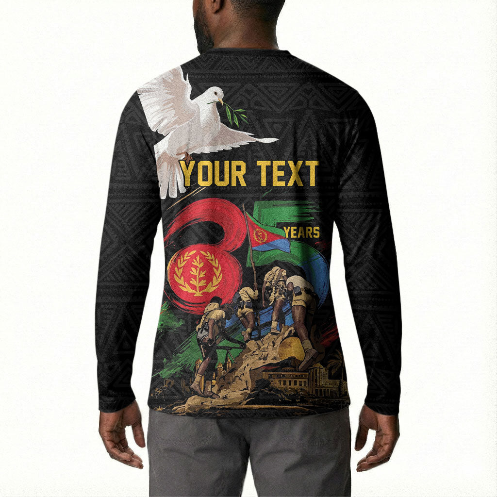 Personalized Eritrea Independence 35 Years Button Sweatshirt Freedom Fighters Heritage