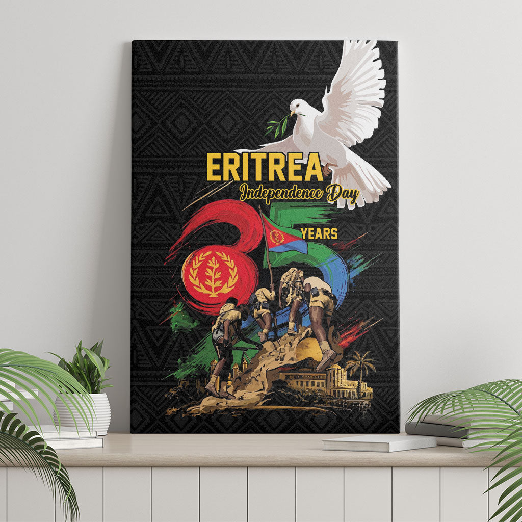 Eritrea Independence 35 Years Canvas Wall Art Freedom Fighters Heritage