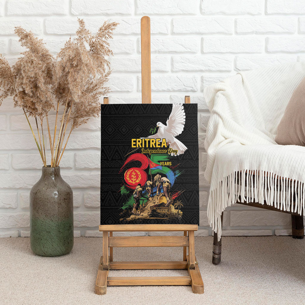 Eritrea Independence 35 Years Canvas Wall Art Freedom Fighters Heritage