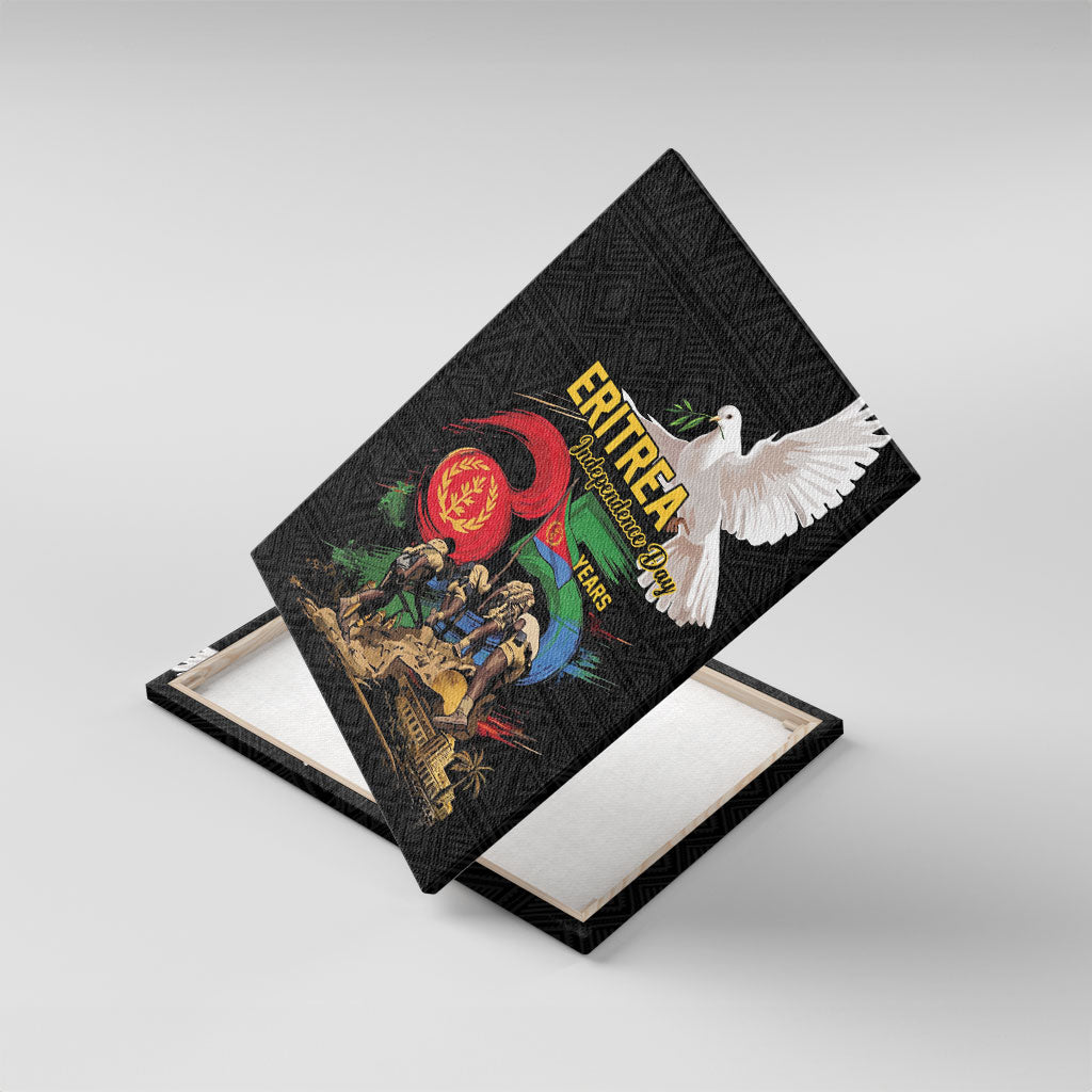 Eritrea Independence 35 Years Canvas Wall Art Freedom Fighters Heritage