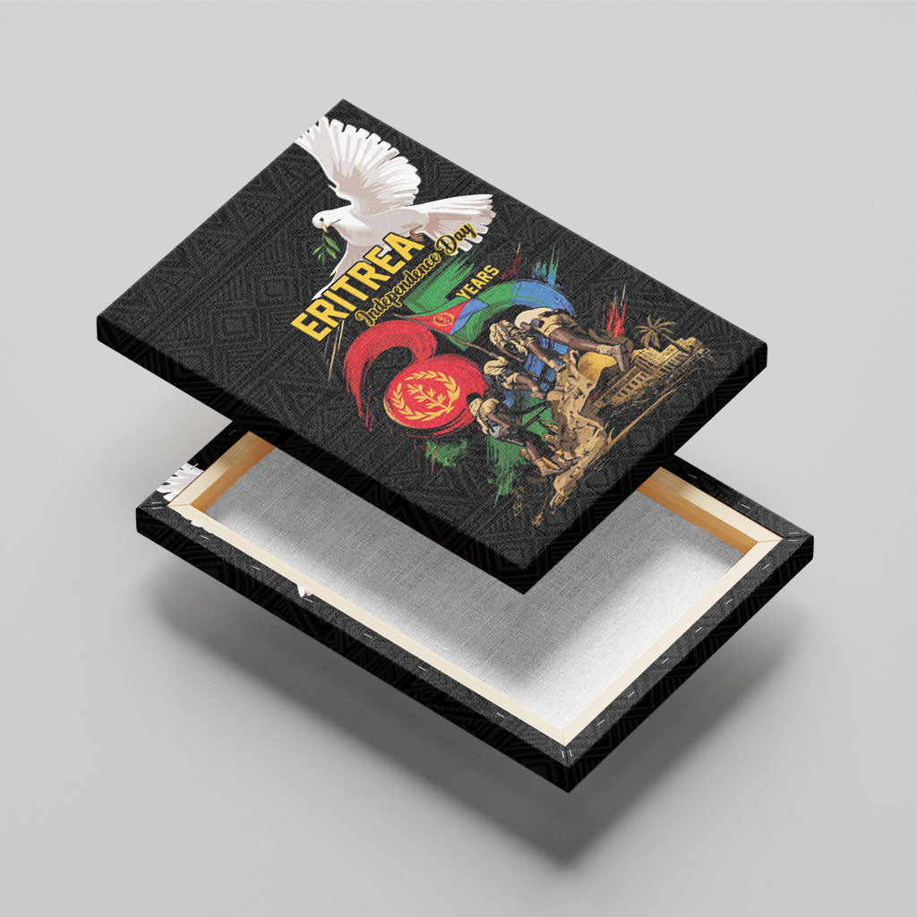 Eritrea Independence 35 Years Canvas Wall Art Freedom Fighters Heritage