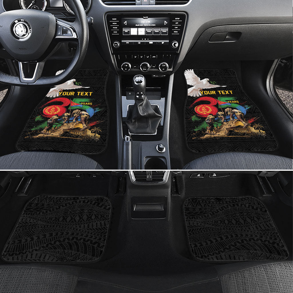 Personalized Eritrea Independence 35 Years Car Mats Freedom Fighters Heritage