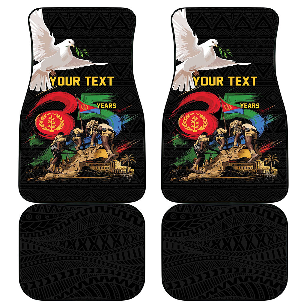 Personalized Eritrea Independence 35 Years Car Mats Freedom Fighters Heritage