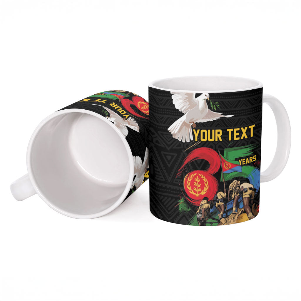 Personalized Eritrea Independence 35 Years Ceramic Mug Freedom Fighters Heritage