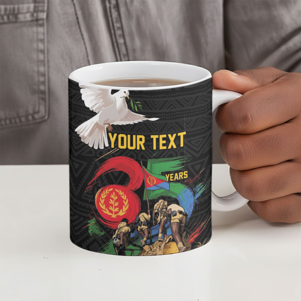 Personalized Eritrea Independence 35 Years Ceramic Mug Freedom Fighters Heritage