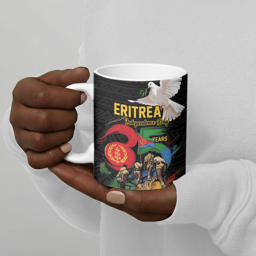 Personalized Eritrea Independence 35 Years Ceramic Mug Freedom Fighters Heritage