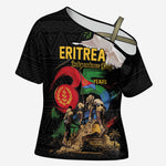 Personalized Eritrea Independence 35 Years Cross Shoulder Shirt Freedom Fighters Heritage