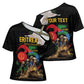 Personalized Eritrea Independence 35 Years Cross Shoulder Shirt Freedom Fighters Heritage