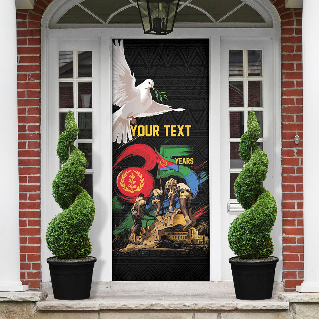 Personalized Eritrea Independence 35 Years Door Cover Freedom Fighters Heritage