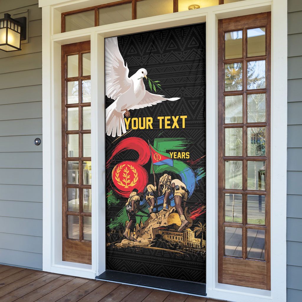 Personalized Eritrea Independence 35 Years Door Cover Freedom Fighters Heritage