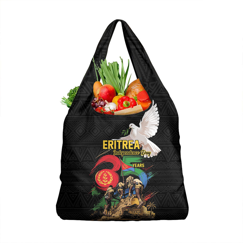 Eritrea Independence 35 Years Grocery Bag Freedom Fighters Heritage