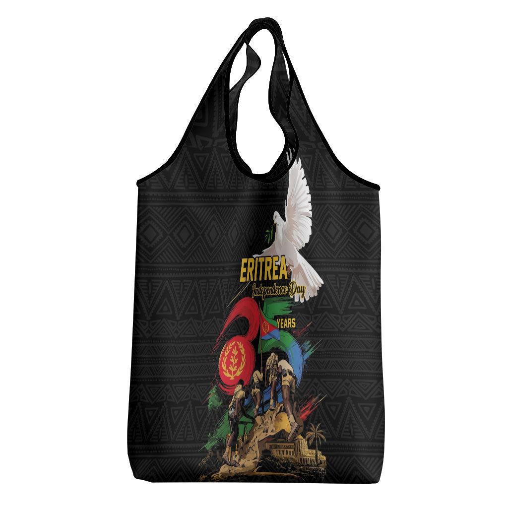 Eritrea Independence 35 Years Grocery Bag Freedom Fighters Heritage