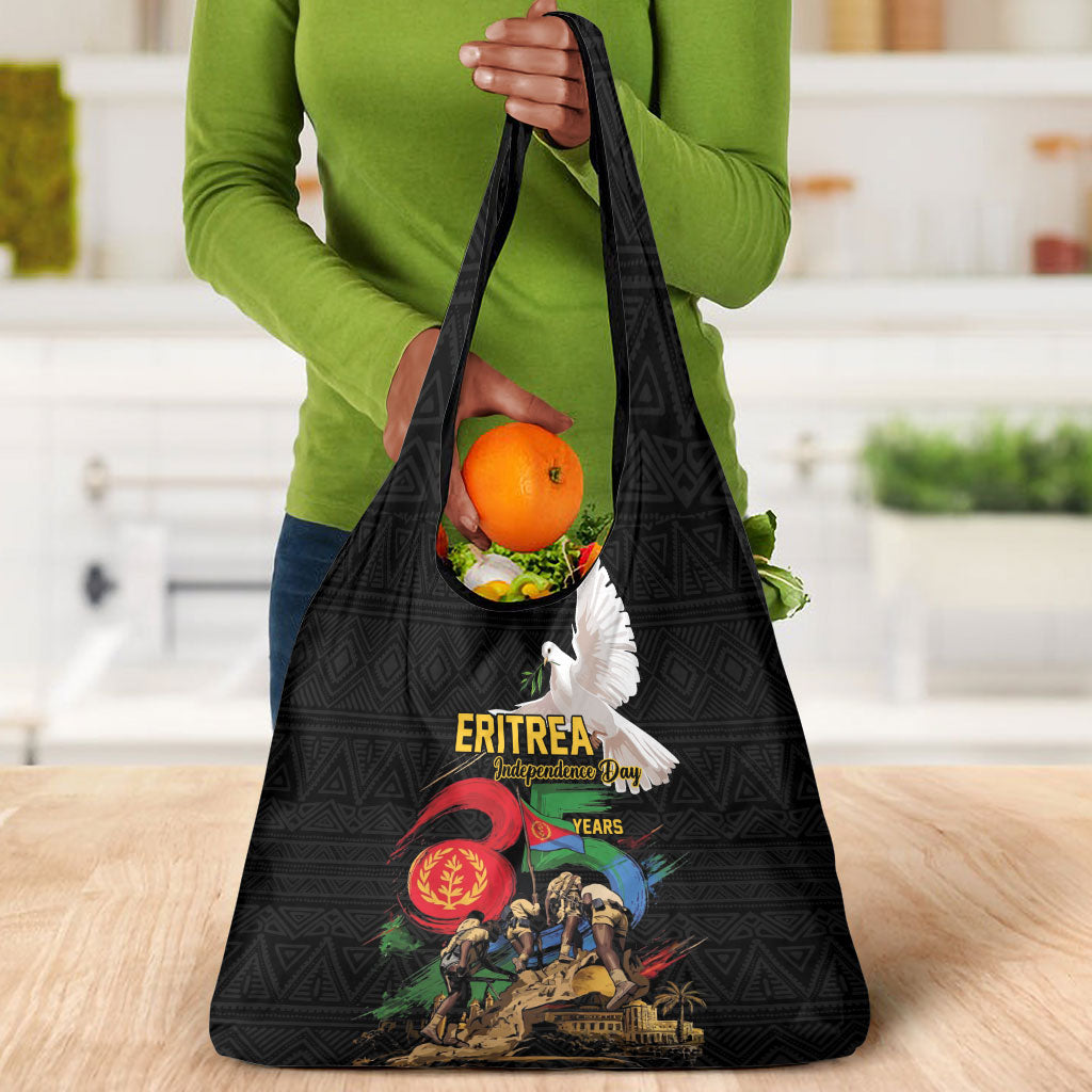 Eritrea Independence 35 Years Grocery Bag Freedom Fighters Heritage