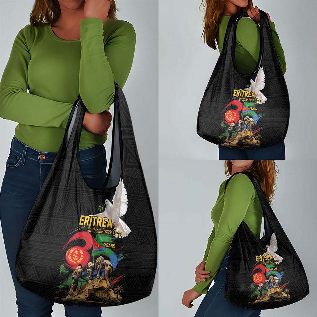 Eritrea Independence 35 Years Grocery Bag Freedom Fighters Heritage
