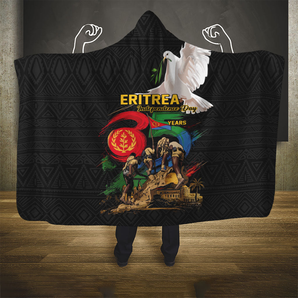 Eritrea Independence 35 Years Hooded Blanket Freedom Fighters Heritage