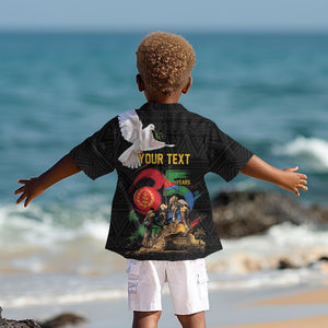 Personalized Eritrea Independence 35 Years Kid Hawaiian Shirt Freedom Fighters Heritage