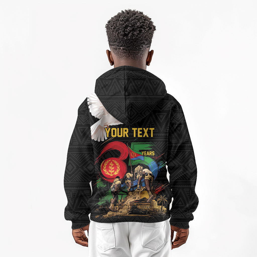 Personalized Eritrea Independence 35 Years Kid Hoodie Freedom Fighters Heritage
