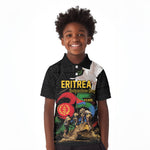 Personalized Eritrea Independence 35 Years Kid Polo Shirt Freedom Fighters Heritage